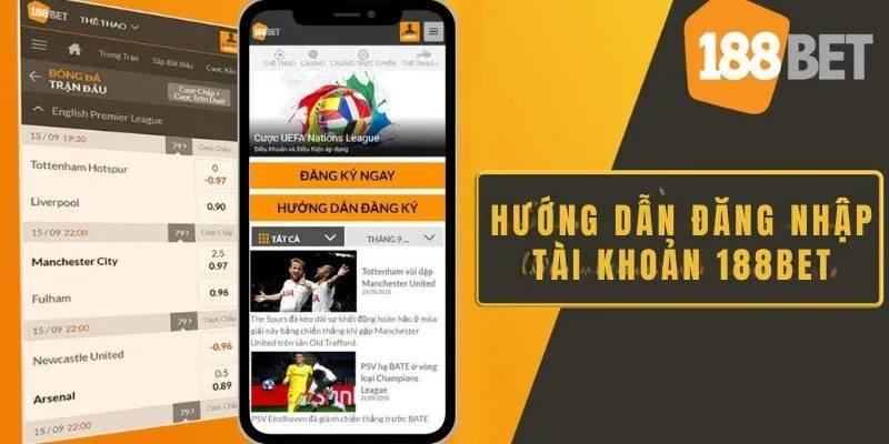 Hướng dẫn cách đăng nhập 188bet nhanh nhất