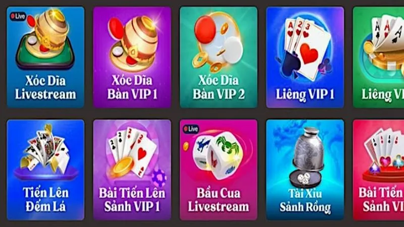 Hệ sinh thái game bài đa dạng hấp dẫn hàng đầu của 88ICU