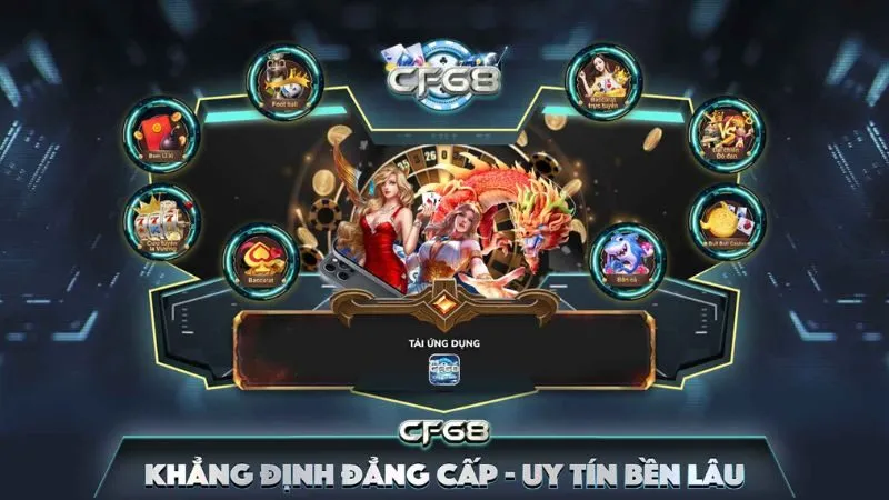 Kho game đa dạng tại CF68 giúp người chơi dễ dàng lựa chọn bàn yêu thích.