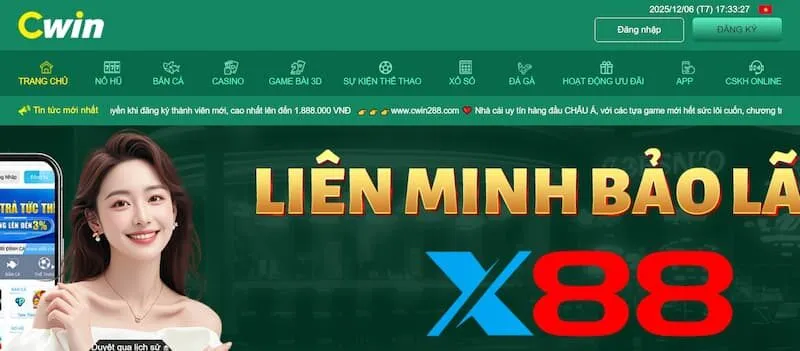 Nhà cái Cwin ra mắt thị trường nổ hũ năm 2020