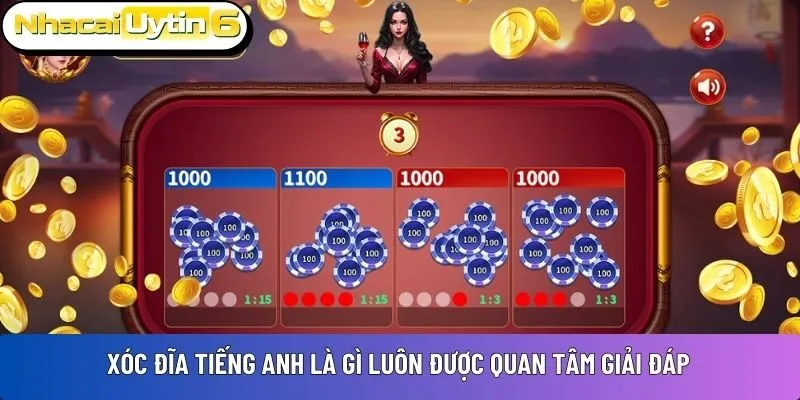 xóc đĩa Tiếng Anh là gì